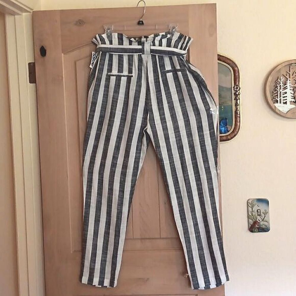 NWT Indero Paper Bag Waist Pants